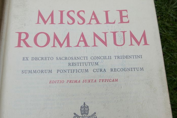 Vintage Missale Romanum 1962