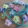 Felted wool flower garland Image 2