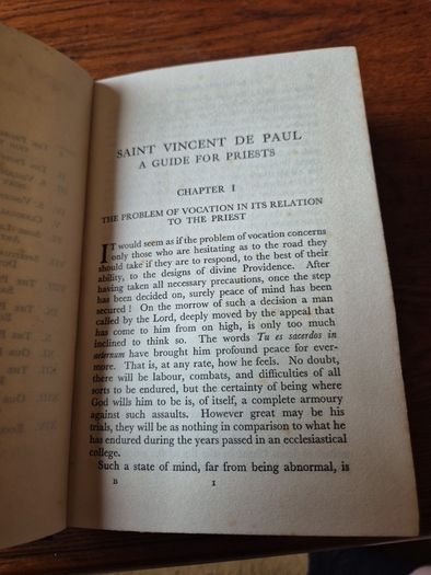 Vintage 1932 Saint Vincent De Paul. A Guide for Priests. Religious.