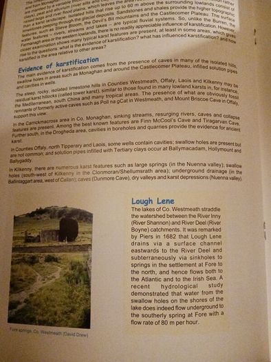 The Karst of Ireland/ Limestone Landscapes,Caves & Groundwater Drainage Systems/ 2000