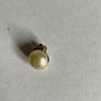 vintage mid century sterling silver pearl clip on earring circa Image 9