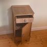 Compact Bedside Table, Storage Drawer & Cabinet | Clean & Sturdy Image 3