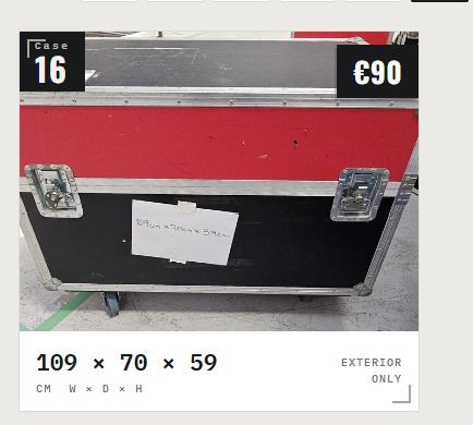 Flight case clearout