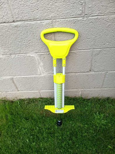 Crane green pogo stick