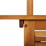 Outdoor Bar Table with Rooftop 122x106x217 cm Solid Acacia Wood Image 3