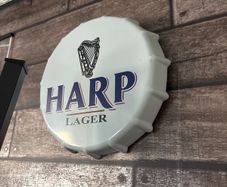 metal beer signs