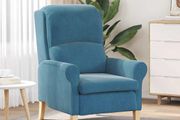 Armchair Blue Velvet