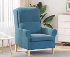Armchair Blue Velvet
