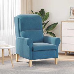 Armchair Blue Velvet