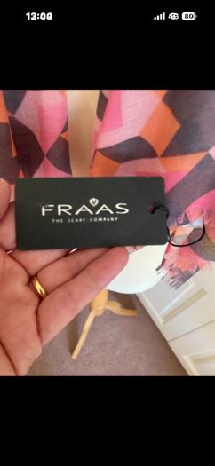 Fraas geometric scarf new with tags