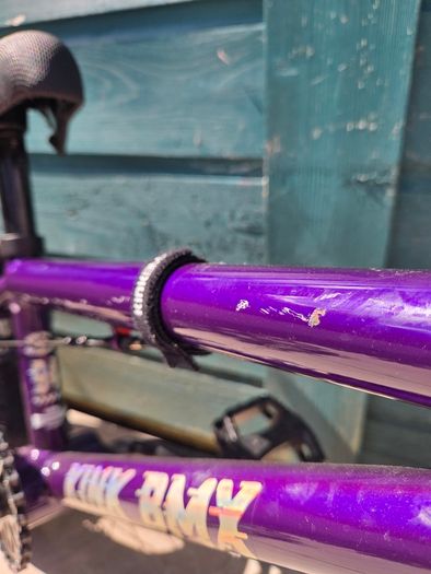 Kink Pump 14" BMX Kids Bike Purple