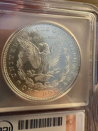 USA 1878 7TF, Reverse of 78 Morgan Dollar MS62
