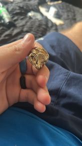 9ct saddle ring