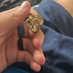 9ct saddle ring