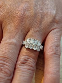 Sterling Silver Ring - Size  M - Stamped for Silver (SL20)