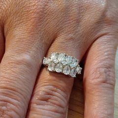 Sterling Silver Ring - Size  M - Stamped for Silver (SL20)