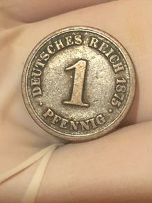 1 pfenning 1875