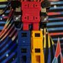 Vintage 1991 Bandai Transformer Power Ranger Voltron 9" tall Image 5
