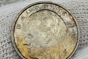Belgium 1989 1 Frank Uncirculated Toned