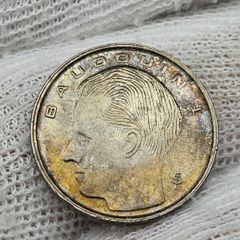 Belgium 1989 1 Frank Uncirculated Toned