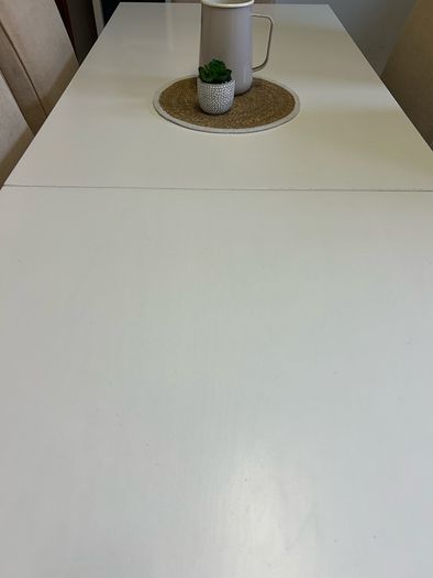 White Extendable Dining Table