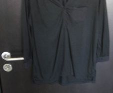 ladies black lightweight blouse size small/8 to 10