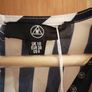 navy and white striped playsuit from misguided Image 6