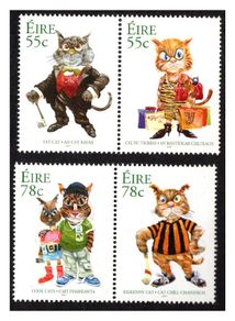 2007 Ireland Celtic Cats Commemorative Stamps Mint Never Hinged (MNH)