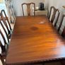 Antique dining table set Image 4