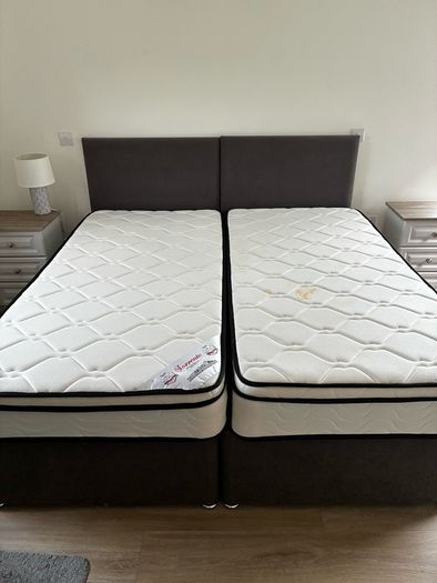 Two single beds
