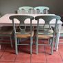 table and six chairs Image 2