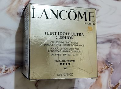 Lancome Teint Idole Ultra Cushion Compact- 03 Beige Peche - New - Sealed