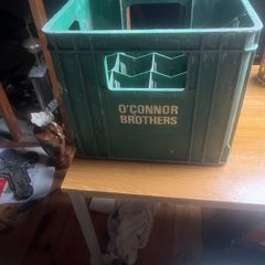 Old o Connor beer crate from o Connell street Sligo