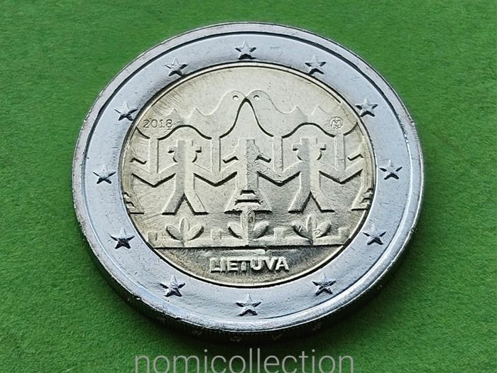 Commemorative Uncirculated 5x2 Euro coins.