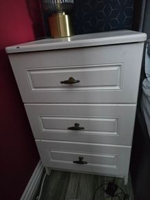 two bedside lockers