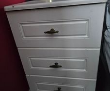 two bedside lockers