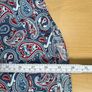 Pretty Green Mens Shirt XL Slim Fit - Blue\Red Print Floral Paisley Short Sleeve Image 5