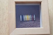 Original World War I German military ribbon bar featuring three distinct awards