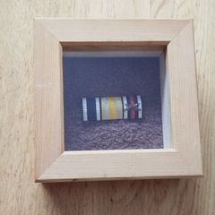 Original World War I German military ribbon bar featuring three distinct awards