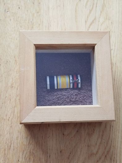 Original World War I German military ribbon bar featuring three distinct awards