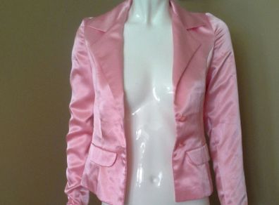 pink blazer size 6-8 new