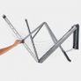 Retractable Washing Line with Protective Fabric Cover (24m) Wall-Mounted Foldaway Clothes Air Dryer Image 3