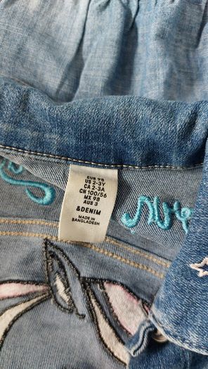 Baby girl clothes, denim, jacket, dress,  skirt,  dungarees,Next, Zara,H&M