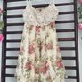 dress Bnwot cream floral mini dress size medium Christina V brand Image 9