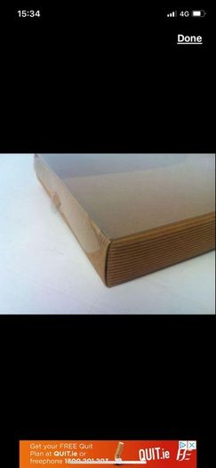 Window box with clear lid
