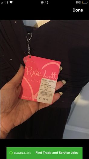 pixi lott lipsy dress rrp 90E