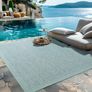 XL Outdoor Rug Weatherproof Sisal Look Rug Washable Image 2