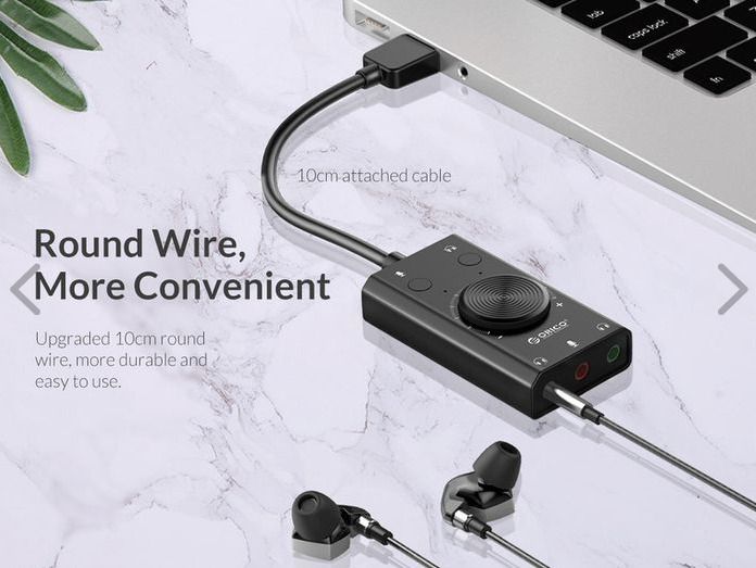 Orico SC2 USB External Sound Card Windows Mac Linux