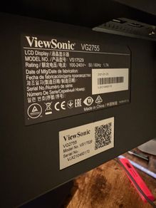 Monitor Viewsonic VG2755