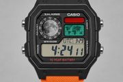 New Casio Royale AE1200 Mod - Custom Moon Space Theme - Black and Orange